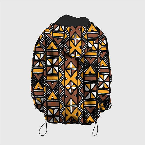 Детская куртка Африканский мавританский узор / 3D-Черный – фото 2