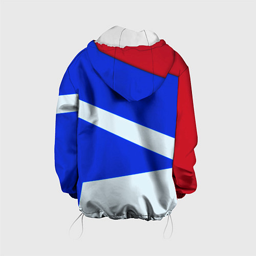 Детская куртка СССР геометрия спорт / 3D-Белый – фото 2