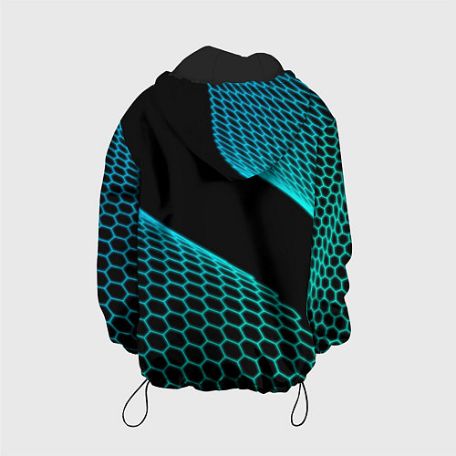 Детская куртка BYD electro hexagon / 3D-Черный – фото 2