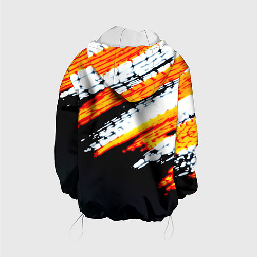 Детская куртка RUST краски текстура абстрактная / 3D-Белый – фото 2