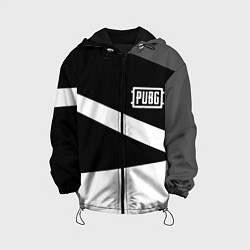 Куртка с капюшоном детская PUBG online geometry, цвет: 3D-черный