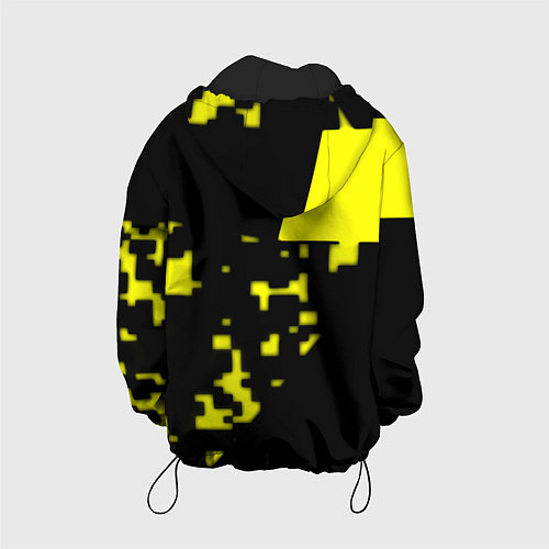 Детская куртка Россия имперский стиль пиксели / 3D-Черный – фото 2