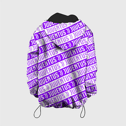 Детская куртка Juventus pattern / 3D-Черный – фото 2