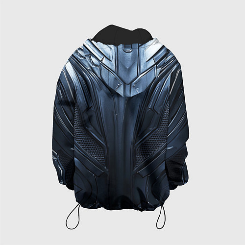 Детская куртка Металлический карбон / 3D-Черный – фото 2