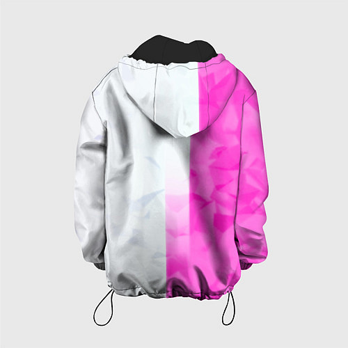 Детская куртка Game over pink abstraction / 3D-Черный – фото 2