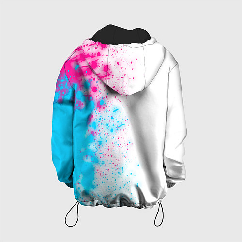 Детская куртка Deadlock neon gradient style по-вертикали / 3D-Черный – фото 2