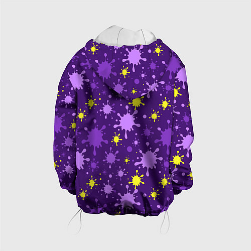 Детская куртка Мелкие кляксы / 3D-Белый – фото 2