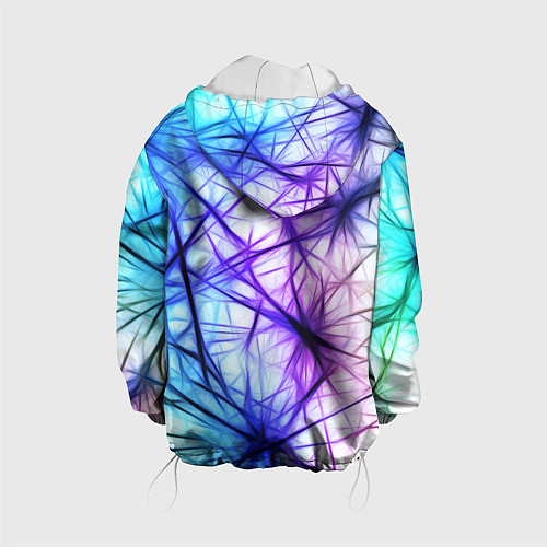 Детская куртка Неоновые нервы / 3D-Белый – фото 2
