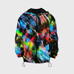 Детская куртка Цветные краски абстракция