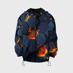 Детская куртка Шестигранники с подсветкой