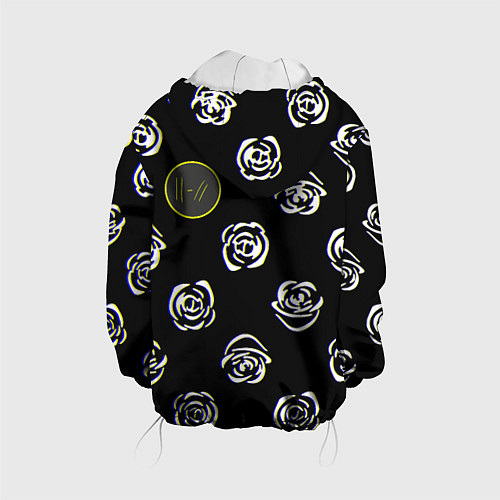 Детская куртка Twenty one pilots rose / 3D-Белый – фото 2