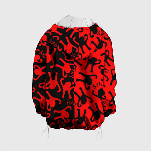 Детская куртка ЪУЪ съука mem pattern / 3D-Белый – фото 2
