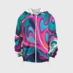 Детская куртка Эбру краска