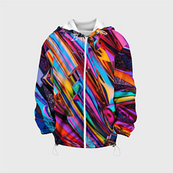 Детская куртка Разноцветная фольга