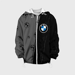 Куртка с капюшоном детская Bmw performance Темный, цвет: 3D-белый