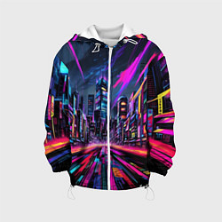 Детская куртка Неоновый мегаполис