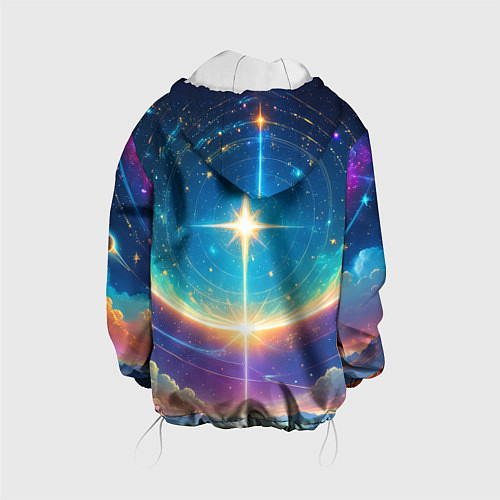 Детская куртка Звезда галактики / 3D-Белый – фото 2