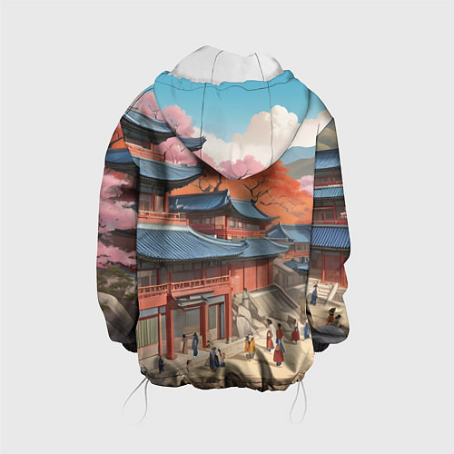 Детская куртка Чосон иллюстрация / 3D-Белый – фото 2