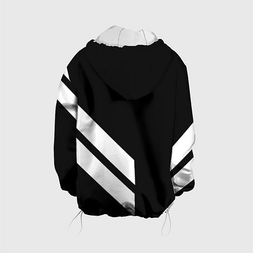 Детская куртка Juventus line white / 3D-Белый – фото 2