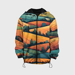 Детская куртка Поля луга