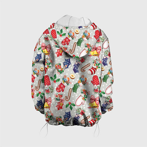Детская куртка Christmas Pattern / 3D-Белый – фото 2