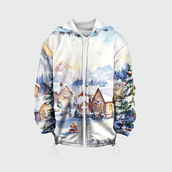 Детская куртка Новогодний снежный город