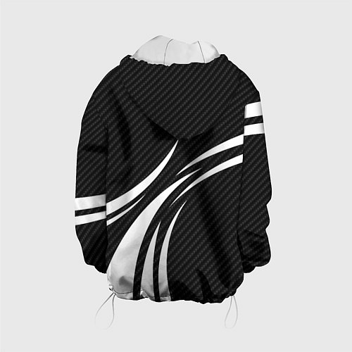 Детская куртка Lixiang - carbon black / 3D-Белый – фото 2