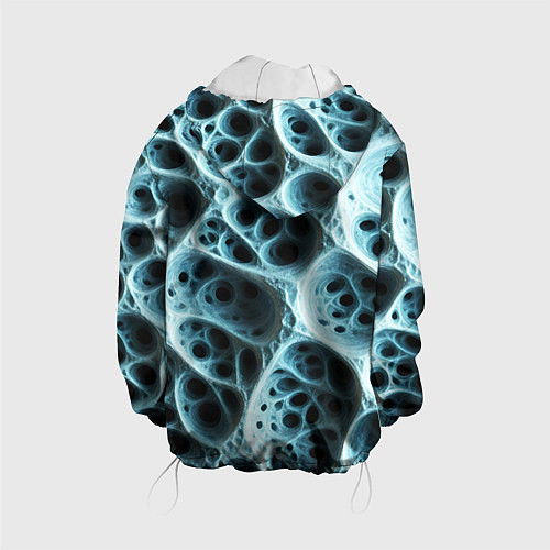 Детская куртка Белая пористая структура / 3D-Белый – фото 2