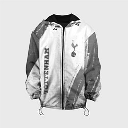 Куртка с капюшоном детская Tottenham - white gradient вертикально, цвет: 3D-черный