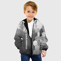 Куртка с капюшоном детская Dongfeng - grey gradient по-вертикали, цвет: 3D-черный — фото 2