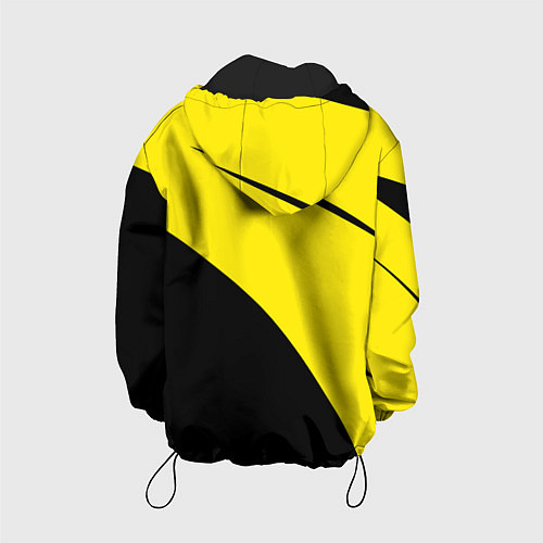 Детская куртка Football жёлто-чёрный двуцветный / 3D-Черный – фото 2