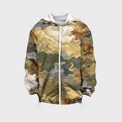 Детская куртка Золотистый камуфляж