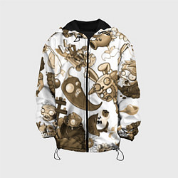 Детская куртка Растения против зомби в бежевых тонах