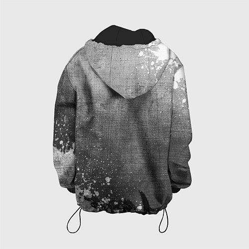 Детская куртка Manchester City - grey gradient вертикально / 3D-Черный – фото 2