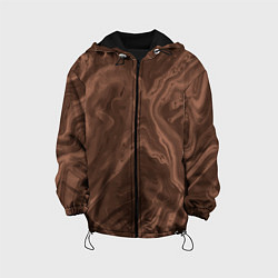 Детская куртка Коричневый абстракция в точку