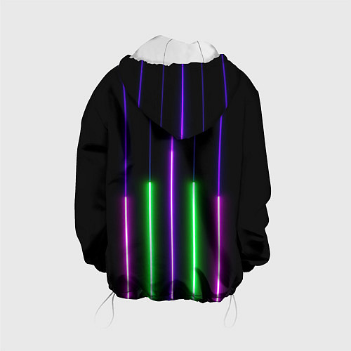 Детская куртка Color Purple green pink / 3D-Белый – фото 2