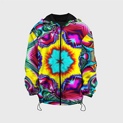 Детская куртка Абстракция узор фракталы