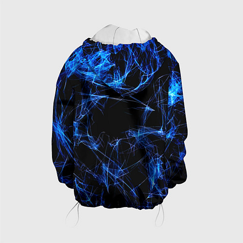 Детская куртка Monster energy искры дымы / 3D-Белый – фото 2