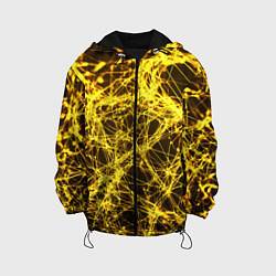 Детская куртка Золотые нити текстура