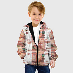 Куртка с капюшоном детская 5 000 рублей, цвет: 3D-черный — фото 2