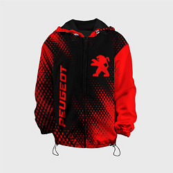 Детская куртка Peugeot - red gradient вертикально