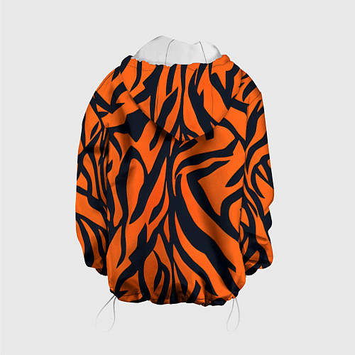 Детская куртка Расцветка тигра / 3D-Белый – фото 2
