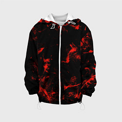 Детская куртка Color red black