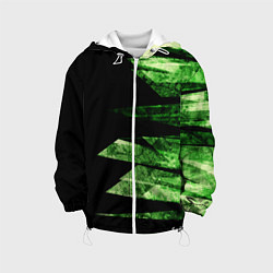 Детская куртка Color green black