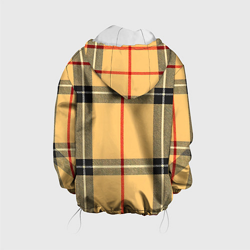 Детская куртка Классическая клеточка / 3D-Белый – фото 2