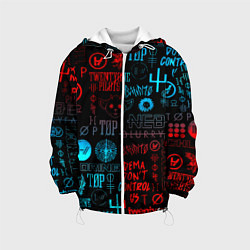 Детская куртка Twenty one pilots rock pattern