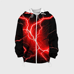 Куртка с капюшоном детская Lightning, цвет: 3D-белый