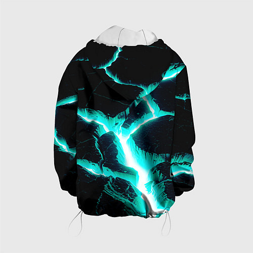 Детская куртка Color light blue black / 3D-Белый – фото 2