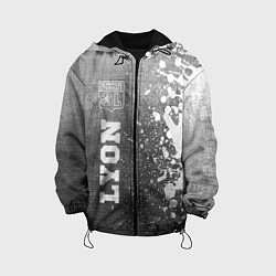 Куртка с капюшоном детская Lyon - grey gradient по-вертикали, цвет: 3D-черный