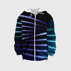 Детская куртка Color black blue